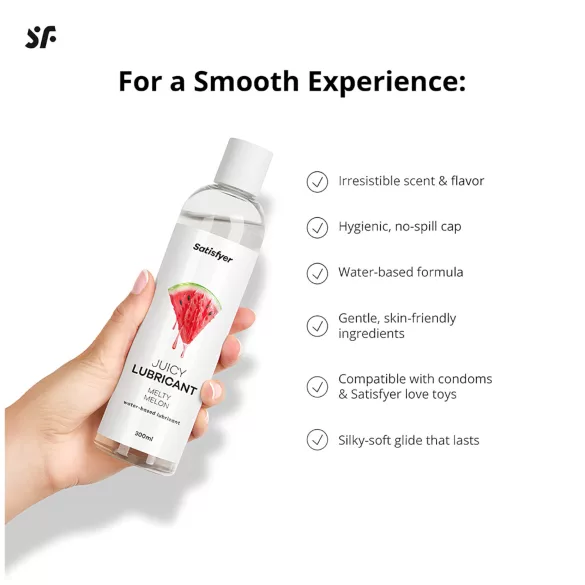 Satisfyer - lubrikants ar arbūzu garšu 300ml