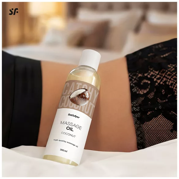 Satisfyer - masāžas eļļa ar kokosriekstu 250ml