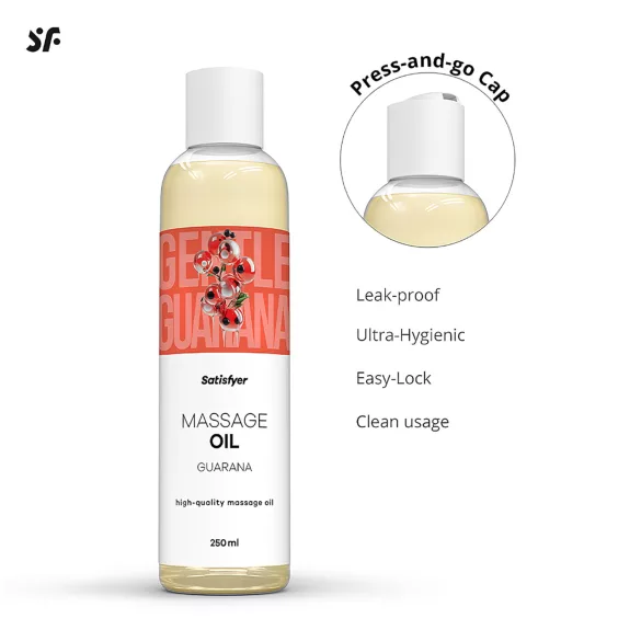 Satisfyer - masāžas eļļa ar guaranas ekstraktu 250 ml