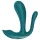 Satisfyer Top Secret+ - 3 zariņu, nēsājams vibrators (zaļš)