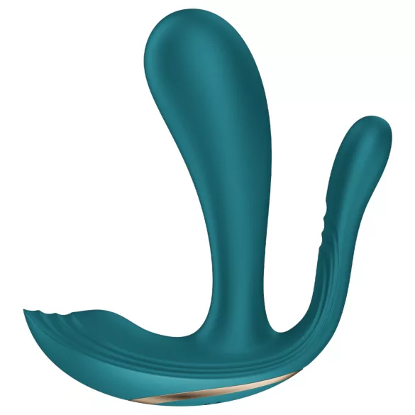 Satisfyer Top Secret+ - valkājams vibrators ar 3 galiem zaļš
