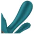Satisfyer Top Secret+ - 3 zariņu, nēsājams vibrators (zaļš)