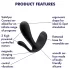 Satisfyer Top Secret+ - 3 zariņu, nēsājams vibrators (zaļš)