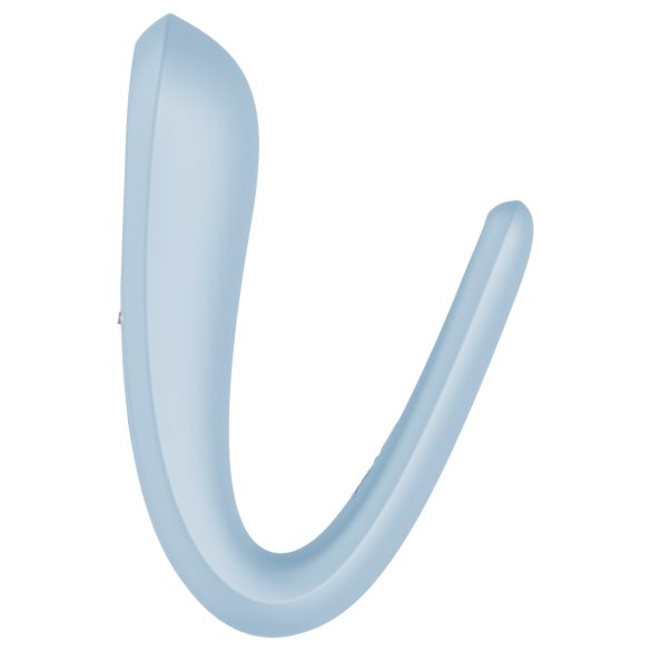 Satisfyer Double Classic - pāru vibrators (zils)