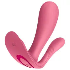   Satisfyer Top Secret+ - valkājams G punkta un anālais vibrators (rozā)