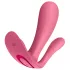 Satisfyer Top Secret+ - valkājams G punkta un anālais vibrators (rozā)
