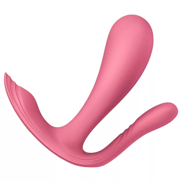 Satisfyer Top Secret+ - valkājams G punkta un anālais vibrators (rozā)