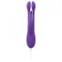 EIS vibrators ar kustīgu mēli un klitora atzaru, violets