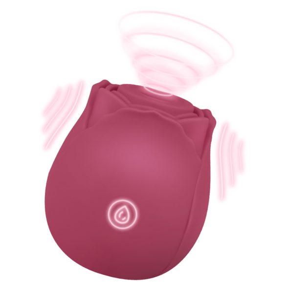 EIS Blush&Bloom - klitora sūcējs un vibrators sarkans