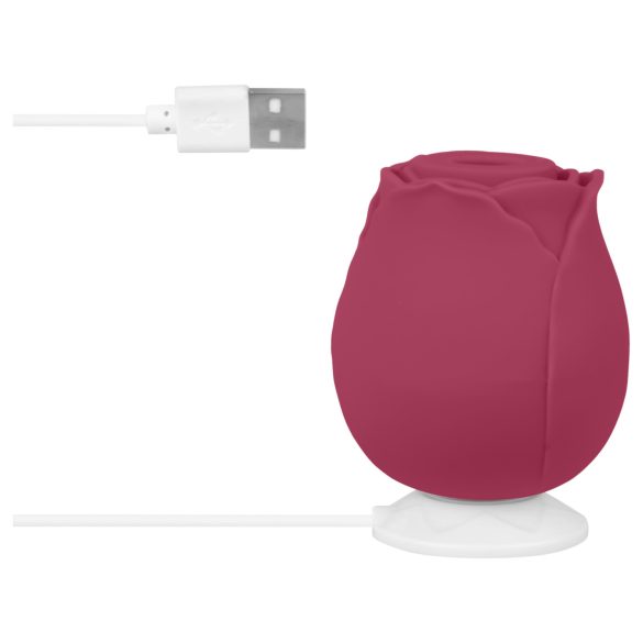 EIS Blush&Bloom - klitora sūcējs un vibrators sarkans