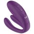 Mrow - bezvadu, ūdensizturīgs 3 motoru pāra vibrators (violets)