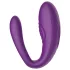Mrow - pāru vibrators, ūdensizturīgs, 3 motori, uzlādējams, violets