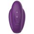 Mrow - bezvadu, ūdensizturīgs 3 motoru pāra vibrators (violets)