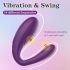 Mrow - bezvadu, ūdensizturīgs 3 motoru pāra vibrators (violets)