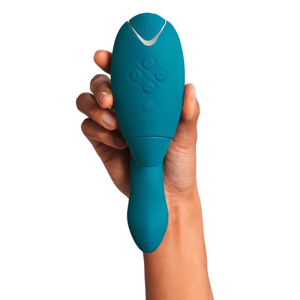 Womanizer Duo 2 - G-punkta un klitora vibrators 2in1 zaļš