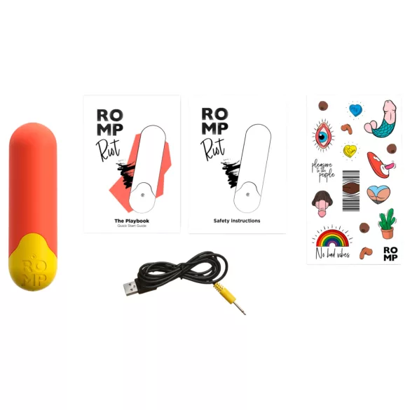 ROMP Riot - mini vibrators klitorisam oranžs