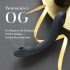Womanizer OG - uzlādējams, gaisa viļņu 2in1 vibrators (melns)