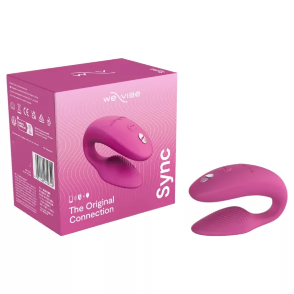 We-Vibe Sync - pāru vibrators ar lietotni un tālvadības pulti (rozā)