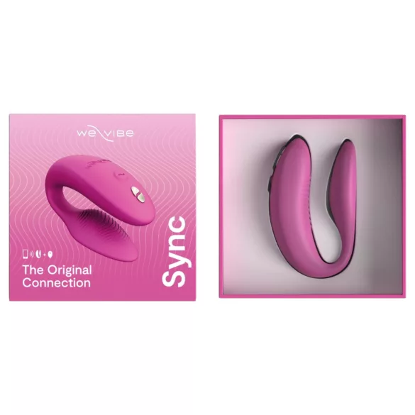 We-Vibe Sync - pāru vibrators ar lietotni un tālvadības pulti (rozā)