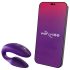 We-Vibe Sync - viedais, akumulatoru radiovibrators pāriem (violets)