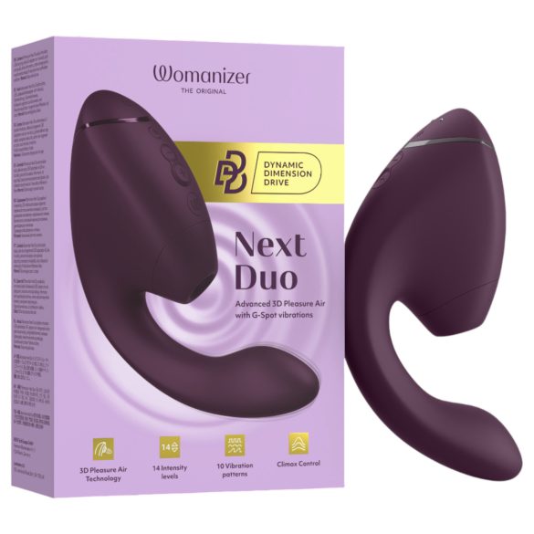 Womanizer Next Duo - G-punkta un klitora vibraators 2in1 violets