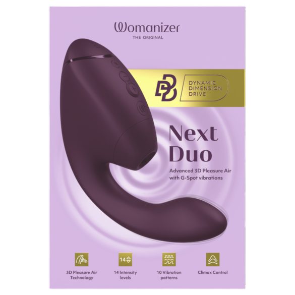 Womanizer Next Duo - G-punkta un klitora vibraators 2in1 violets