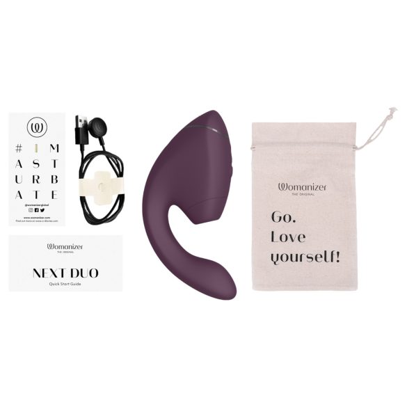Womanizer Next Duo - G-punkta un klitora vibraators 2in1 violets