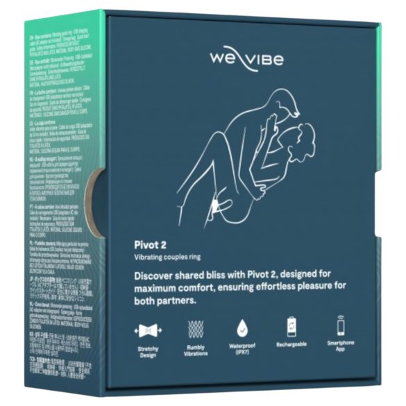 We-Vibe Pivot 2 - viedais vibrējošais erekcijas gredzens zils