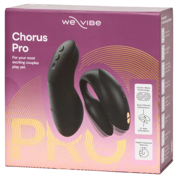 We-Vibe Chorus Pro - pāru vibrators ar tālvadību melns