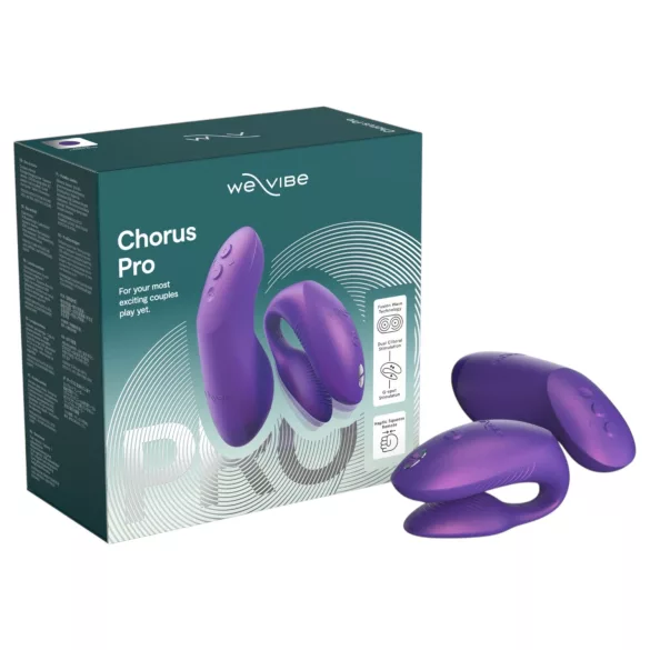 We-Vibe Chorus Pro - pāru vibrators ar lietotni un tālvadības pulti (violets)