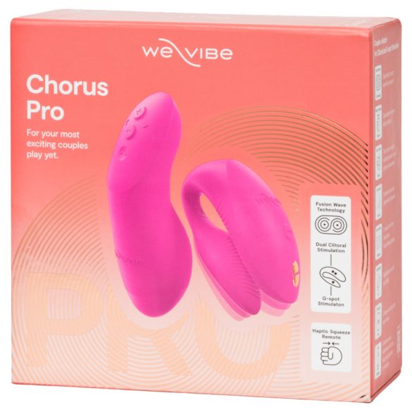 We-Vibe Chorus Pro - pāru vibrators ar tālvadību rozā