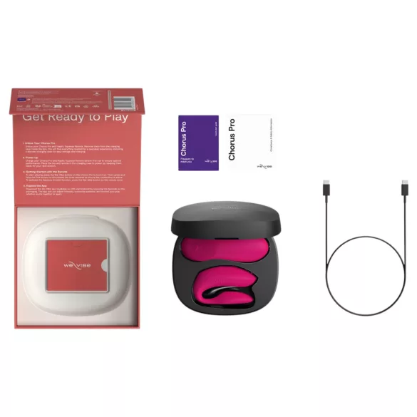We-Vibe Chorus Pro - pāru vibrators ar lietotni un tālvadības pulti (rozā)