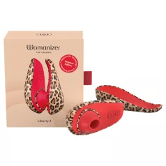   Womanizer Liberty 2 - gaisa viļņu klitora stimulators (leoparda raksts)