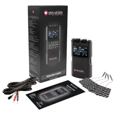   mystim Tension Lover 2 - digitālais elektro stimulācijas komplekts melns