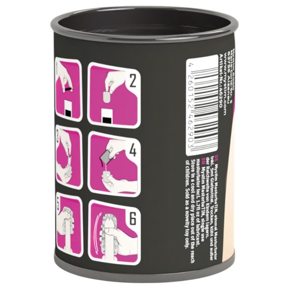 Mystim MasturbaTIN Dotty Dora - vīriešu masturbators ar punktiem balts