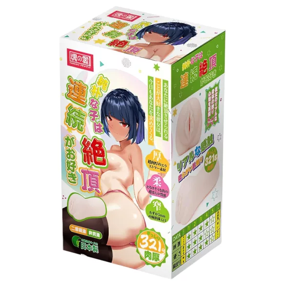 TAMASHII Nepārtraukts orgasms - anime mākslīgā vagīna masturbators (dabiska krāsa)