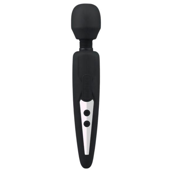 Mrow - akumulatora, ūdensizturīgs masāžas vibrators (melns)