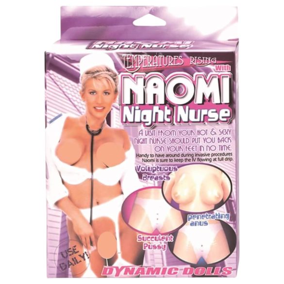 Naomi - medmāsiņa gumijas kostīmā