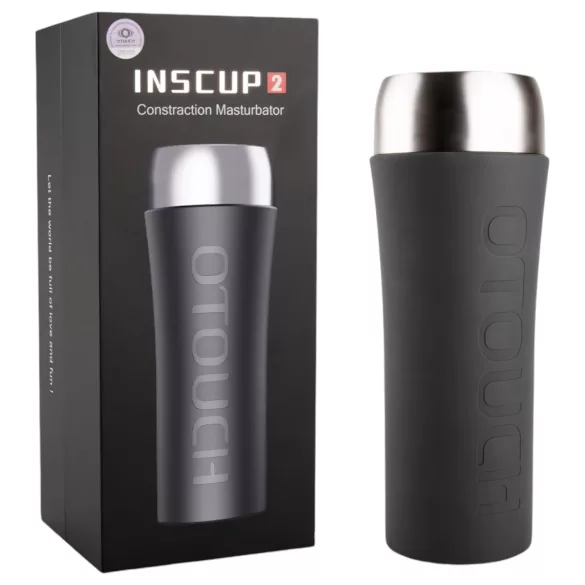Otouch Inscup 2 - masturbators vīriešiem ar vibrāciju melns