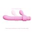 Burvju nūjiņa - vibrators, maināmi uzgaļi (rozā)