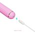 Burvju nūjiņa - vibrators, maināmi uzgaļi (rozā)