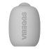 VIBEGGS Ribu Bauda - vibrējošais olas masturbators (balts)
