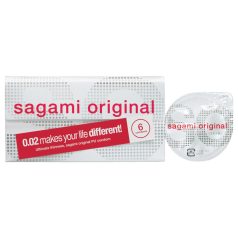 Sagami Original 0.02 - prezervatīvi 55mm 6 gab