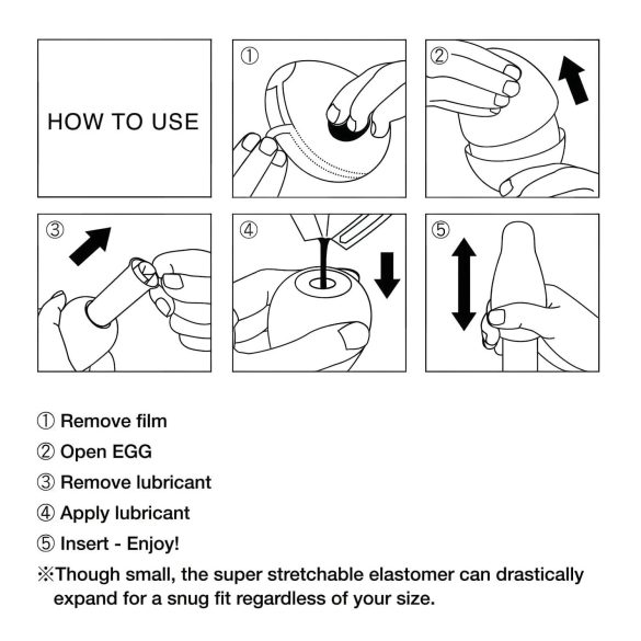 TENGA Eggs Boxy - ola masturbatori (6gab)