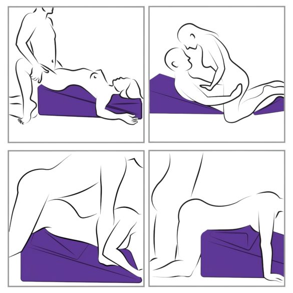 Liberator Wedge/Ramp - 2gab seksa spilveni (melni)