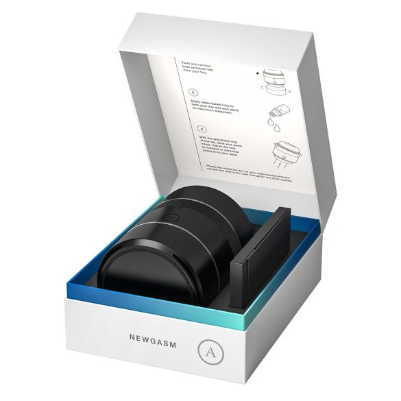 Arcwave Voy - masturbators vīriešiem ar spiediena un rotācijas funkciju melns