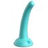 Dillio Curious Five - silikona dildo (15 cm) - tirkīzs