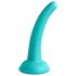 Dillio Curious Five - silikona dildo (15 cm) - tirkīzs