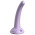 Dillio Ziņkārīgais Pieci - piesūcekņa dildo (15cm) - violets