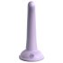 Dillio Ziņkārīgais Pieci - piesūcekņa dildo (15cm) - violets